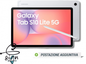 G4 - GSIGN TABLET ANDROID - Samsung Galaxy Tab S10 Lite WI-FI 5G - POSTAZIONE AGGIUNTIVA